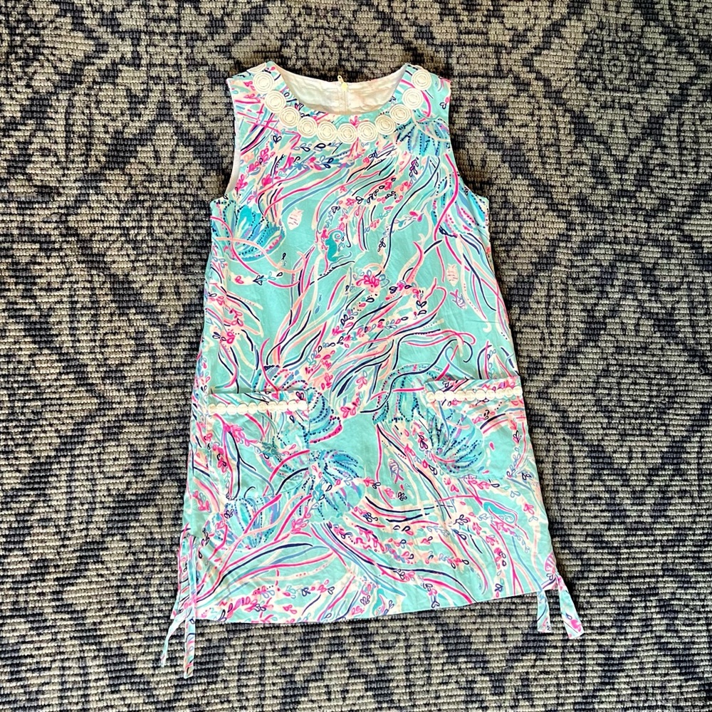 Lily Pulitzer Girls Shift Dress Size 7 🌸